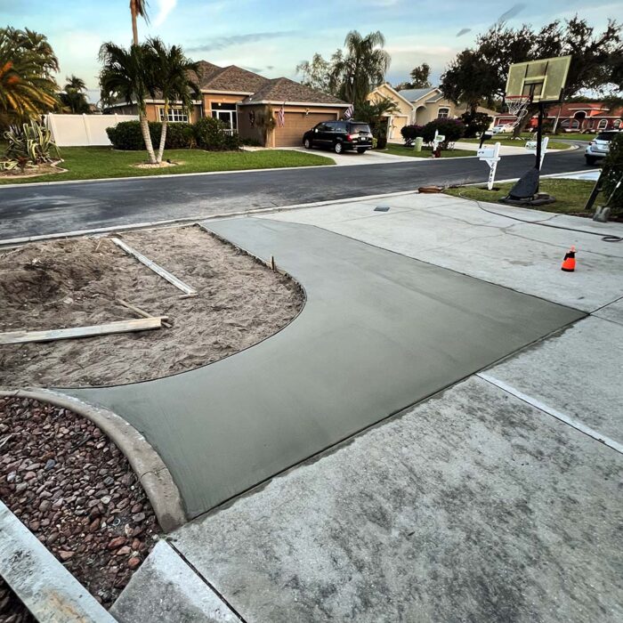 Driveway addition extension